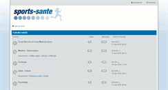 Desktop Screenshot of forum.sports-sante.com