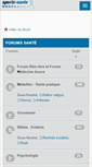 Mobile Screenshot of forum.sports-sante.com